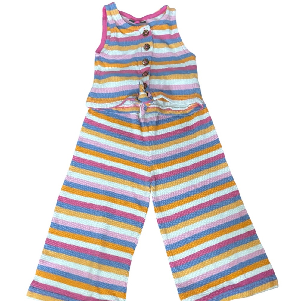 Vince‎ Camuto Colorful Striped Kids Matching Set